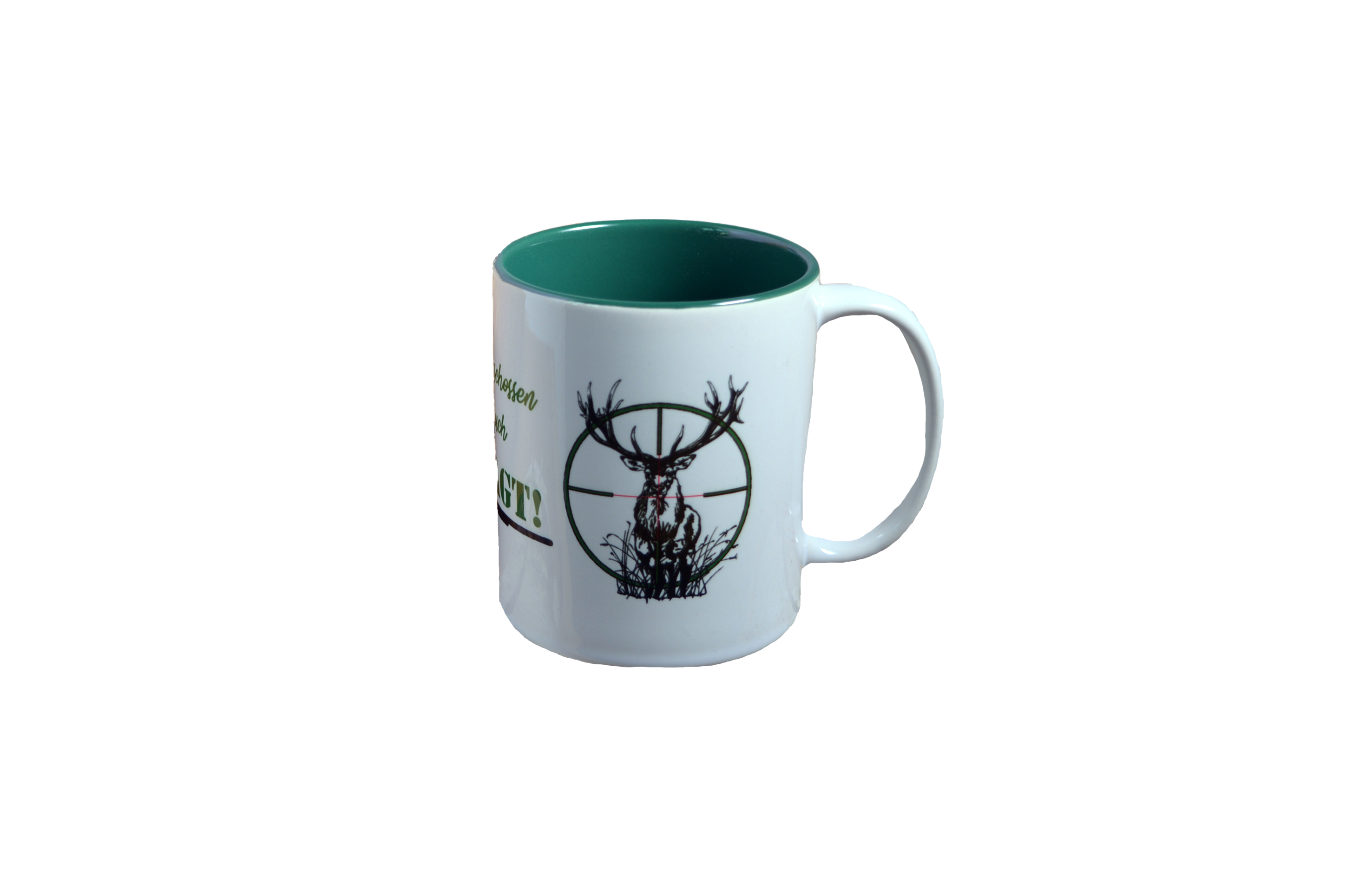 Becher, Jagdmotiv mit Hirsch  Becher, Jagdmotiv mit Hirsch